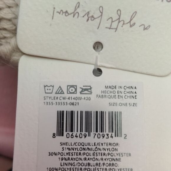 Lemon Cozy and Warm Two Tone Ombre Mittens - Picture 5 of 5